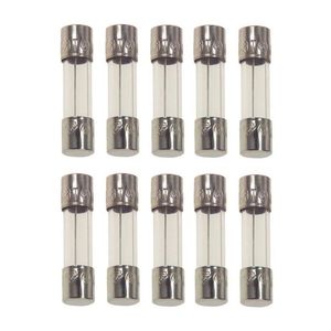 فیوز شیشه ای 3 آمپر مدل yadike0210fusess250v3a20mn10 بسته 10 عددی