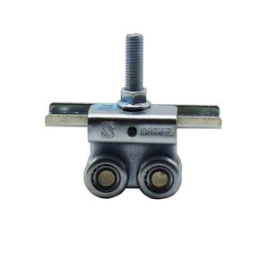 قرقره بالا درب کشویی تهران یراق مدل 4 چرخ کد yp seri3*3 24mm
