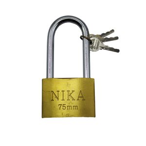 قفل آویز نیکا مدل بلند کد yp 75mm