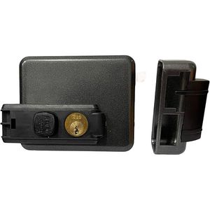 قفل حیاطی برقی ایزو ایتالیا مدل rh 7100 مجموعه دو عددی