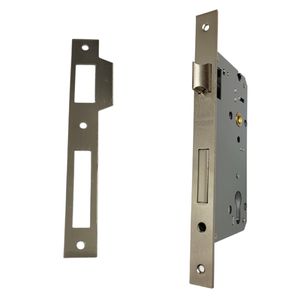 قفل در سوییچی آماتیس کد 7.5cm ss به همراه مقابل قفل