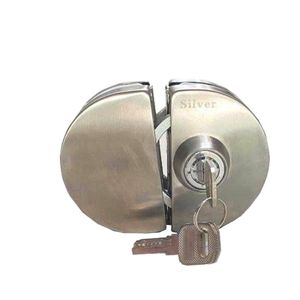 قفل درب شیشه ای مدل silver 012a