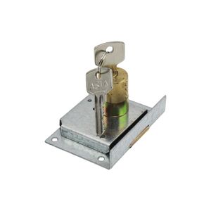 قفل کمدی آسیا مدل دوپله کد yp 7*5*3.5cm