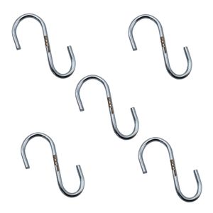 قلاب آویز مدل داگ طرح اس شکل کد ypk zakhim 7mm مجموعه 5 عددی