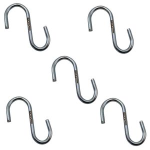 قلاب آویز مدل داگ طرح اس شکل کد ypm zakhim 8mm مجموعه 5 عددی