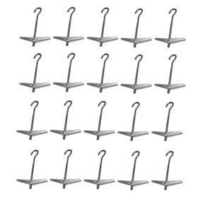 قلاب پروانه ای مدل p 100 20 بسته 20 عددی