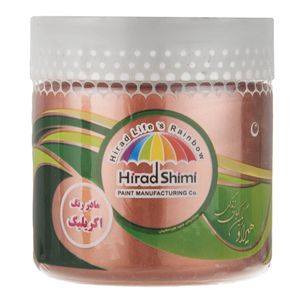 قوطی مادر رنگ اکریلیک طلایی هیراد شیمی مدل e029 حجم 250 میلی لیتر