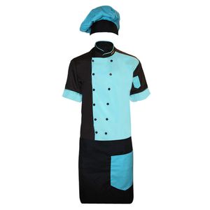 لباس کار مدل set chef1 رنگ آبی