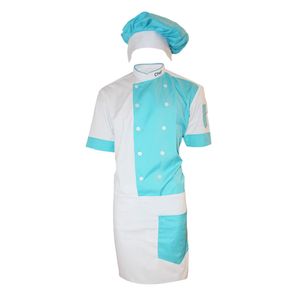 لباس کار مدل set chef4 رنگ آبی