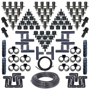 لوازم آبیاری قطره ای مدل y 100 مجموعه 100 عددی