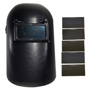 ماسک جوشکاری کد n110 به همراه 5 عدد شیشه ماسک