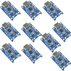 ماژول شارژ باتری لیتیومی مدل  tp 4056typec بسته 10 عددی