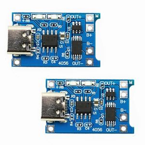 ماژول شارژر باتری مدل tp  4056 micro usb typec بسته 2 عددی