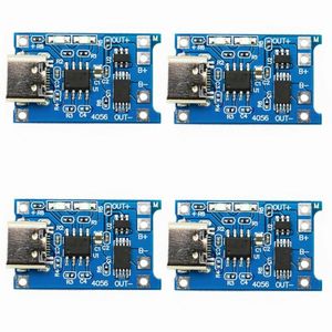 ماژول شارژر باتری مدل tp  4056 micro usb typec بسته 4 عددی