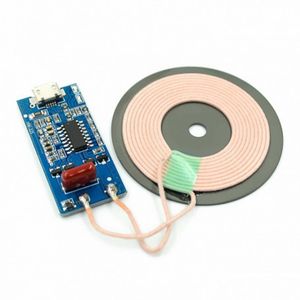 ماژول شارژر وایرلس مدل hw 225 کد 5w به همراه صفحه کویل شارژ