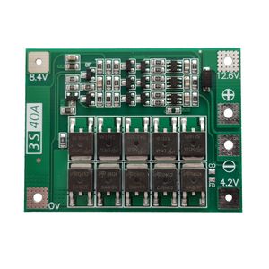 ماژول محافظ شارژ و دشارژ باتری لیتیومی مدل 3s 40a کد ren 3 40