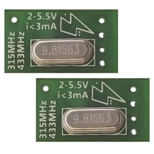 ماژول گیرنده رادیویی مدل ask 315 mhz بسته 2 عددی