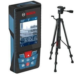 متر لیزری بوش مدل  glm 120 c professional + bt 150 به همراه سه پایه