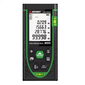 متر لیزری سندوی مدل sw m50g برد 50 متر