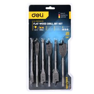 مته برگی دلی مدل dh mbz006 ed1 مجموعه 6 عددی