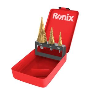 مته مخروطی مارپیچ رونیکس مدل rh 5903 مجموعه سه عددی
