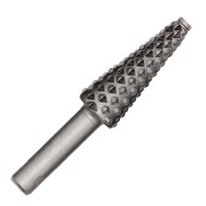 مته چوب ساب سردریلی مدل مخروطی بلند کد 01 قطر ساقه 6.2 میلی متر