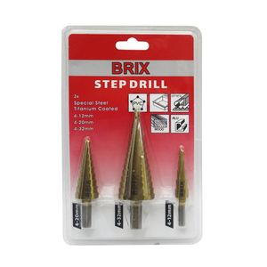 مته کاجی بریکس مدل yp 4 12_4 20_4 32mm مجموعه 3 عددی