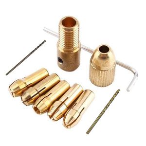 مجموعه 10 عددی سه نظام و مته شفت 3 مدل m8083 به همراه کولت مینیاتوری
