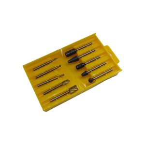 مجموعه 10 عددی فرز مینیاتوری چوب مدل ab2