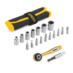 مجموعه 19 عددی سری پیچگوشتی کنزاکس مدل kbr 119