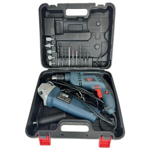 مجموعه 20 عددی دریل چکشی و مینی فرز باس مدل b kit2