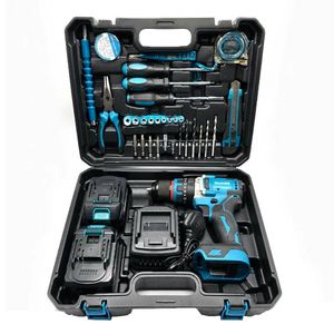 مجموعه 25 عددی دریل گیربکسی چکشی سه نظام 13میلیمتری 148 ولت ماکیتا مدل mv05 148v