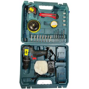 مجموعه 30 عددی دریل پیچ گوشتی شارژی چکشی جاب مدل jb 3850