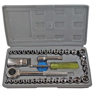 مجموعه 40 عددی آچار بکس و دسته آچار آیوا مدل g 680