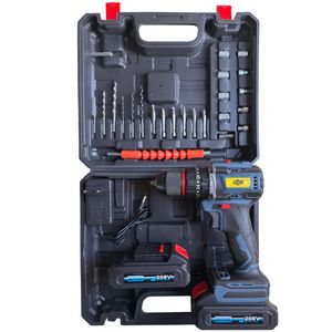 مجموعه 40 عددی دریل پیچ گوشتی چکشی شارژی براشلس 10 میلی متری 218 ولت جاب مدل jb 218 pro jab