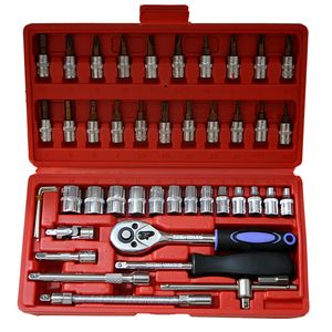مجموعه 46 عددی آچار و سری بکس و پیچ گوشتی اسرانوی مدل a1 x04605