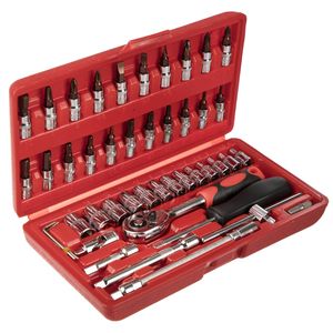مجموعه 46 عددی آچار و سری بکس و پیچ گوشتی ساتاگود مدل g 10027