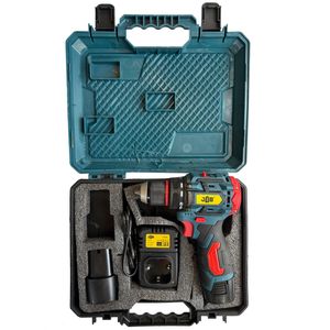 مجموعه 5 عددی دریل پیچ گوشتی شارژی براشلس 10 میلی متری 88 ولت جاب مدل jb 88 power x