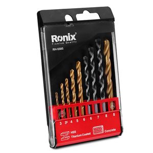 مجموعه 9 عددی مته رونیکس مدل rx 5585