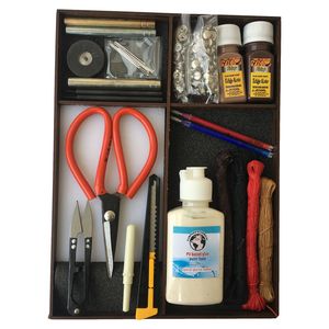 مجموعه ابزار چرم دوزی کد lt bz01 بسته 21 عددی