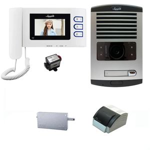 مجموعه دربازکن تصویری الکتروپیک مدل 797  1086 به همراه محافظ ولتاژ مانیتور
