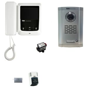 مجموعه دربازکن تصویری تابا مدل 1090 1860 به همراه محافظ ولتاژ مانیتور