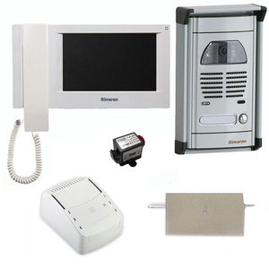 مجموعه دربازکن تصویری سیماران مدل 73m vfc1 به همراه محافظ ولتاژ مانیتور