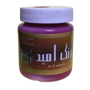 محلول رنگ آلبالویی لبه چرم امید مدل o dred100 حجم 100 میلی لیتر