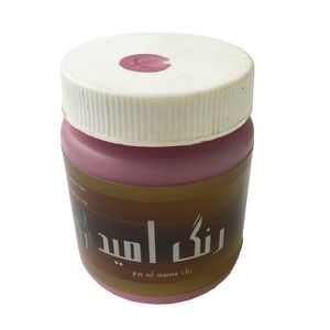 محلول رنگ صورتی لبه چرم امید مدل o pik100 وزن 100 گرم