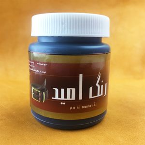 محلول رنگ عسلی لبه چرم امید مدل o cr100 وزن 100 گرم