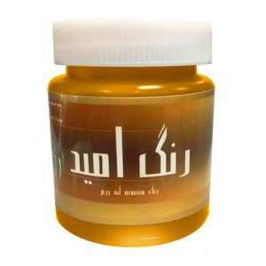 محلول رنگ عسلی لبه چرم امید مدل r حجم 100 میلی لیتر