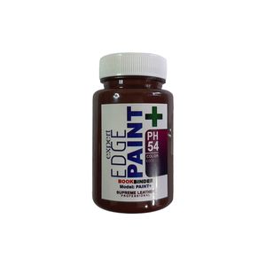 محلول رنگ قهوه ای لبه چرم بوک بیندر مدل paint+ وزن 100 گرم