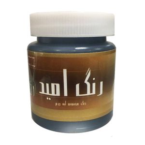 محلول رنگ مشکی لبه چرم امید مدل r حجم 100 میلی لیتر