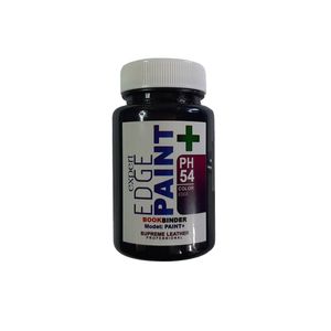 محلول رنگ مشکی لبه چرم بوک بیندر مدل paint+ وزن 100 گرم
